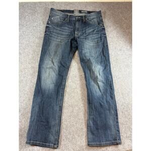 Rock & Republic Jeans Mens 34x32 Blue Denim Y2K Straight Leg Streetwear Grunge